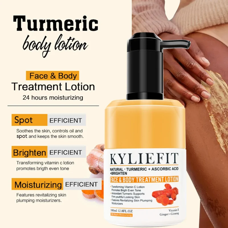 KYLIEFIT Turmeric Lotion for Radiant Spot Treatment - Image 2