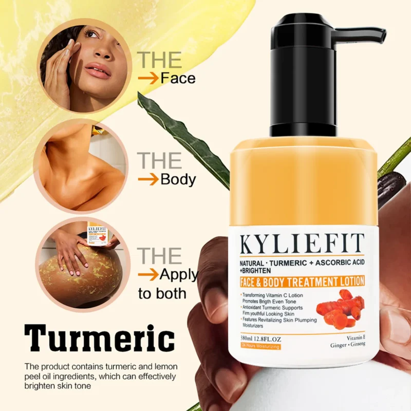 KYLIEFIT Turmeric Lotion for Radiant Spot Treatment - Image 4
