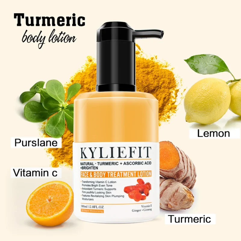 KYLIEFIT Turmeric Lotion for Radiant Spot Treatment - Image 3